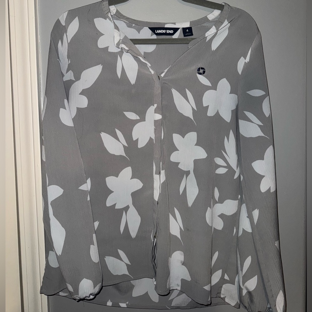 Lands’ End Chase Bank Blouse